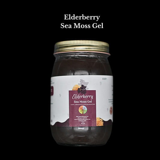 Organic Elderberry Sea Moss Gel 16oz